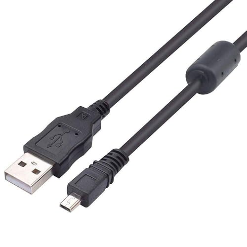 Replacement USB Cable 8Pin Transfer Data Sync Charging Cord Compatible with Konica Minolta Digital Cameras Dynax 5D7D Maxxum 5D7D DiMage A Series A200