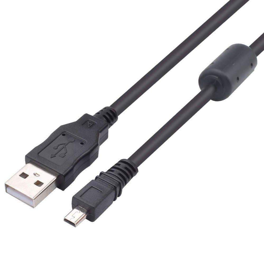 Replacement USB Cable 8Pin Transfer Data Sync Charging Cord Compatible with Konica Minolta Digital Cameras Dynax 5D7D Maxxum 5D7D DiMage A Series A200