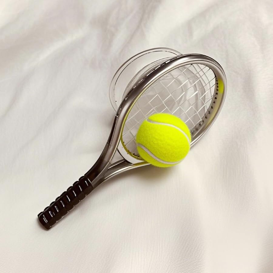 ARFUKA Universal Collapsible Phone Ring Holder Grip Tennis Racket Design Mobile Phone Grip Stand Holder Compatible with Most of Phones Tablet and Case