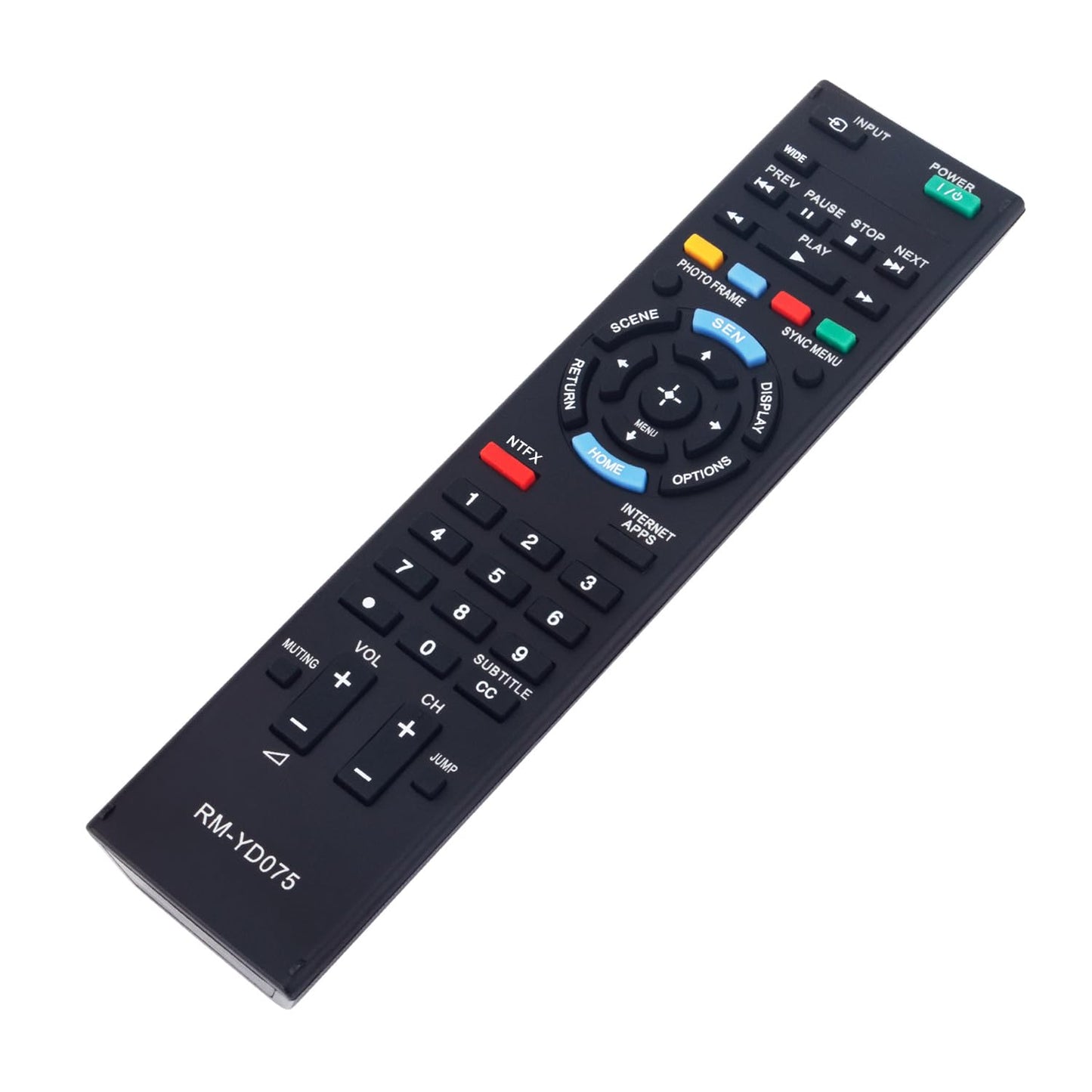RM-YD075 Replaced Remote fit for Sony TV KDL-40EX640 KDL-46EX640 KDL-55EX640 KDL-40EX645 KDL-46EX641 KDL-46EX645 KDL-50EX645 KDL-55EX645 KDL-60EX645