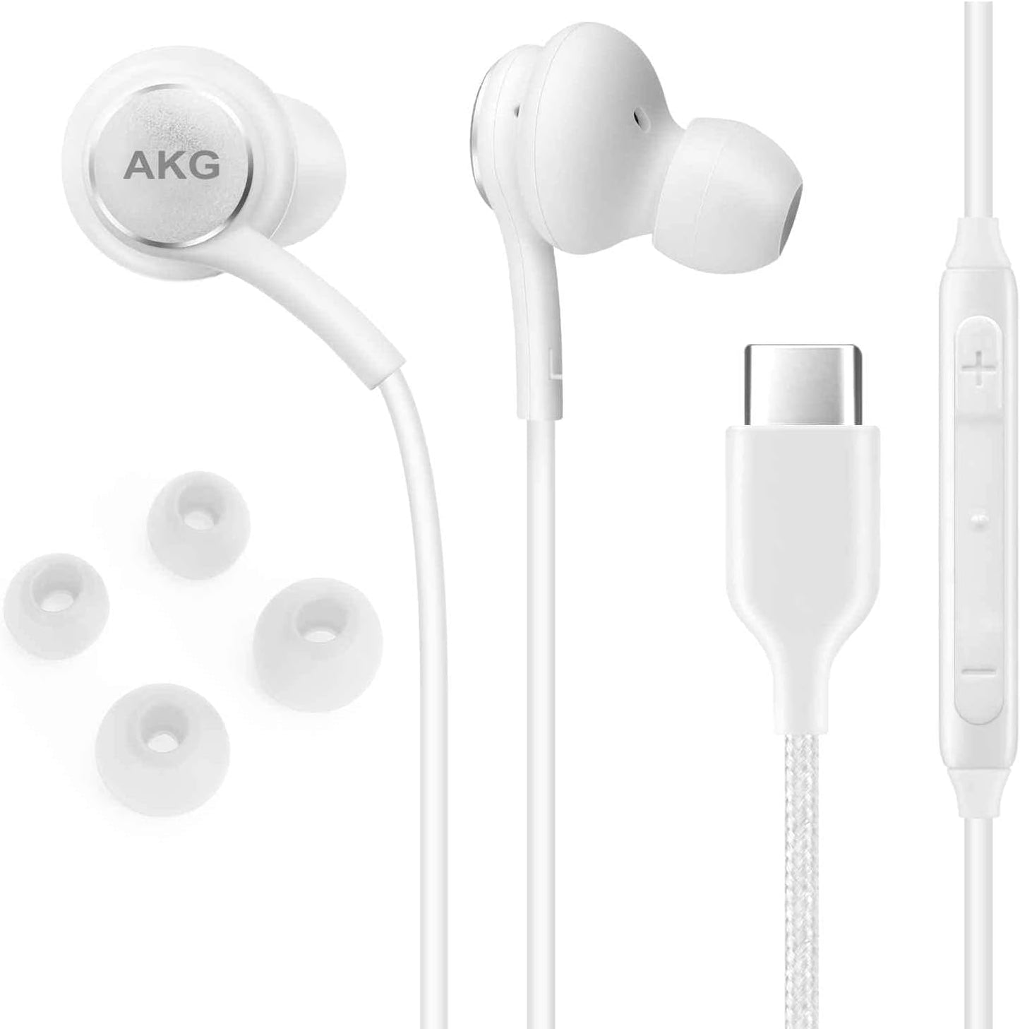 UrbanX 2021 Stereo Headphones for Samsung Galaxy S20 FE, Galaxy S20, Note 20 Ultra, Note 10, Note 10+, Galaxy A33 5G, A53 5G, M52, M53, A73 5G…