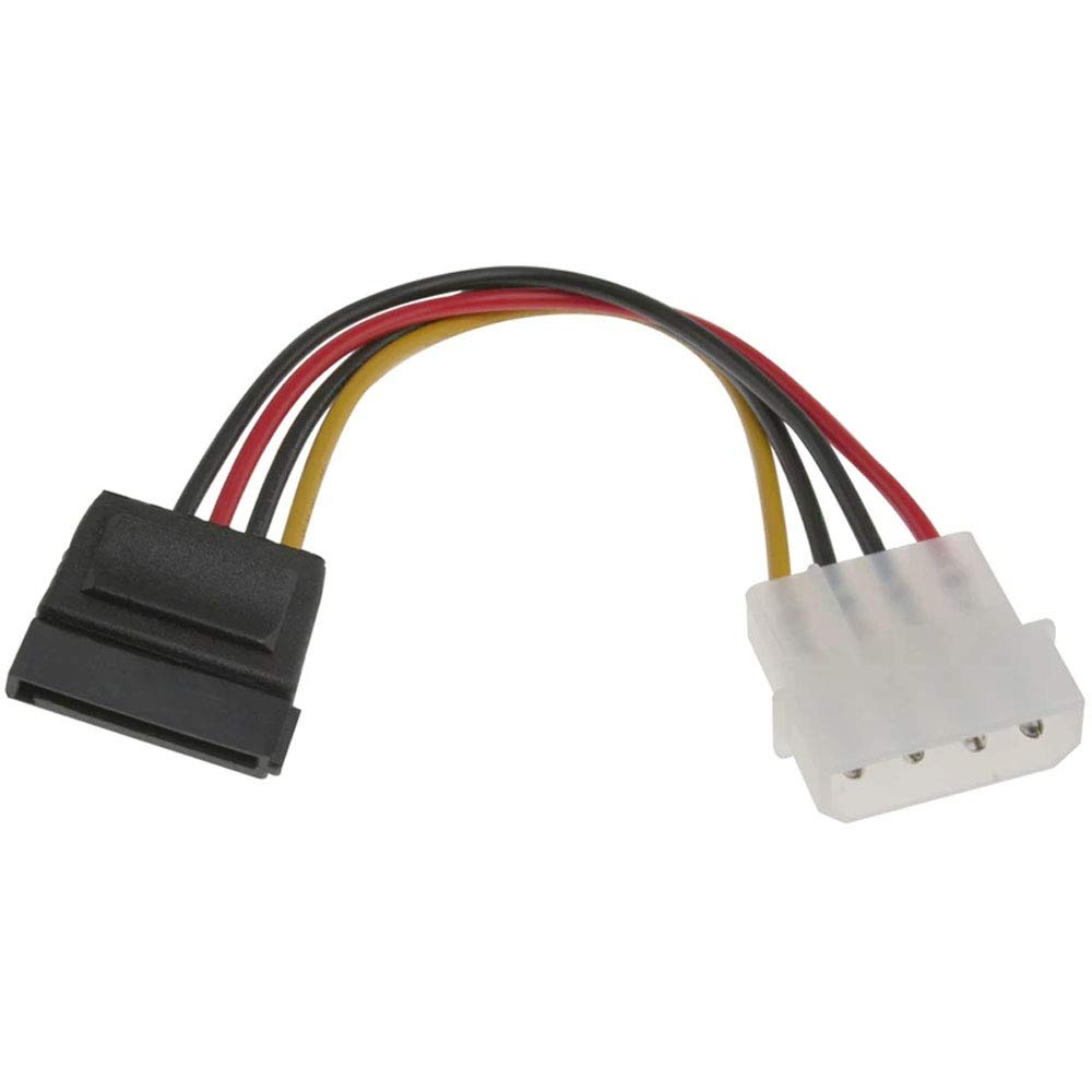 FireFold 6 Inch Serial ATA SATA Power Cable - Connecting to Hard Drives, CD-ROM's, CD-RW's, Fans and More - Connects Any SATA Hard Drive to a Standard