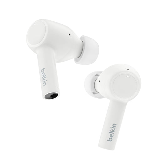 Belkin SoundForm™ Pulse Noise Cancelling Earbuds, Wireless Ear Buds with Wireless Charger Case & Dual Microphone - IPX5 Water Resistant Bluetooth…