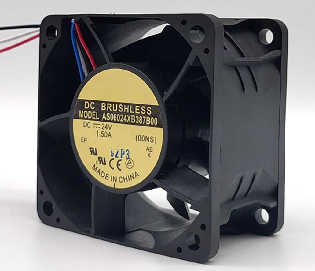Ailsa Hexi AS06024XB387B00 DC 24V 1.50A 60x60x38mm 4-wire Cooling Fan