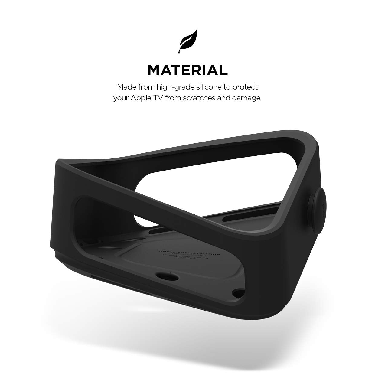 elago Apple TV Mount - 3 Mount Options (Magnet, Hang, Screw), Compatible with Apple TV 4K 2021 / HD and All Models, Prevents overheating