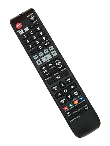 AH59-02405A Remote Control Replaced for Samsung Blu-ray Home Theater System HTE6750WXY HTE4500 HTE4500XY HTE4530 HTE5530 HTE5550W HTE6750W