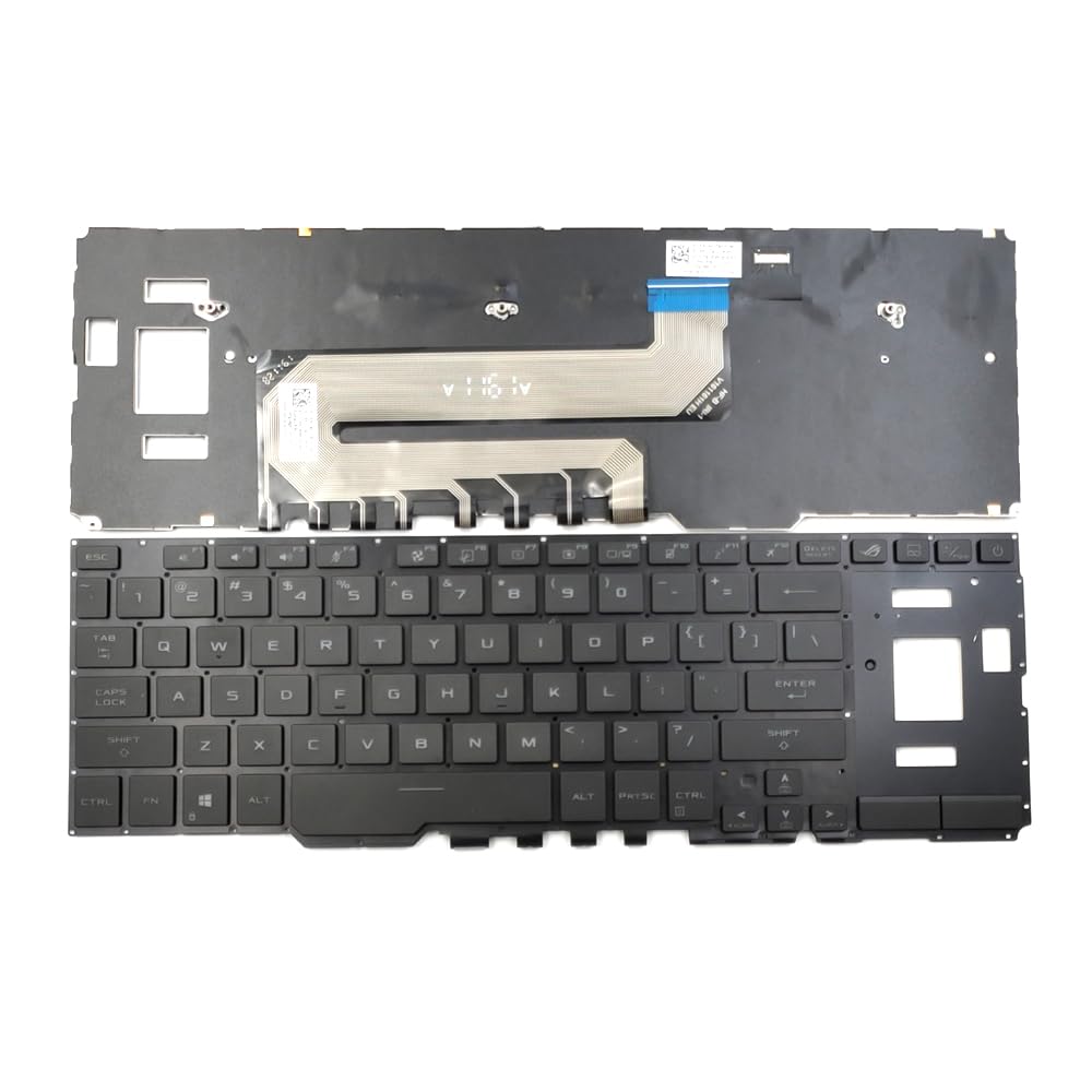 KGIGIBE Replacement Backlit Keyboard for Asus ROG Zephyrus Duo 15 GX550 GX550LXS GX550LWS GX551 GX551Q GX551QS GX551QM GX551QR Laptop US RGB