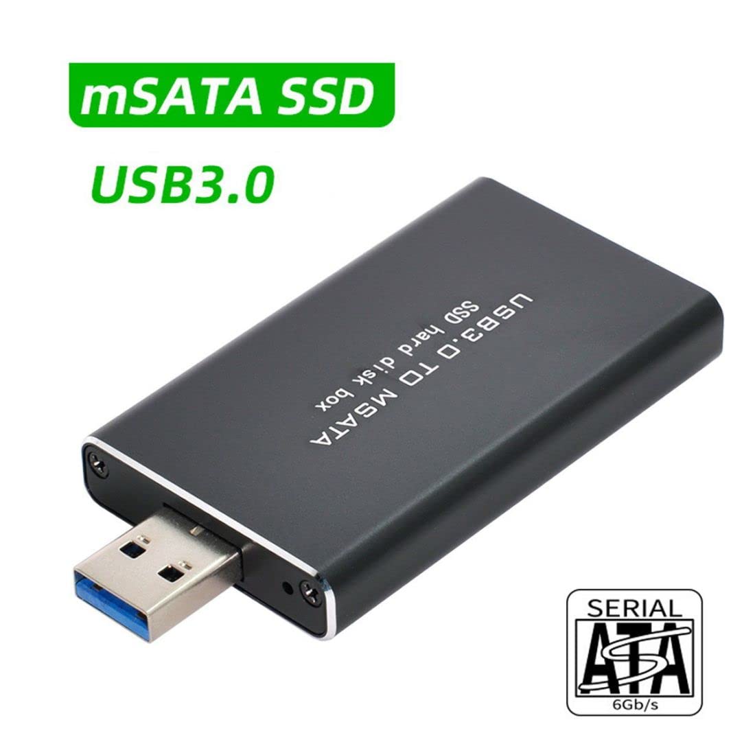 chenyang USB 3.0 to mSATA SSD Hard Disk Box Mini PCI-E 1.8" mSATA 52Pin Enclosure Adapter
