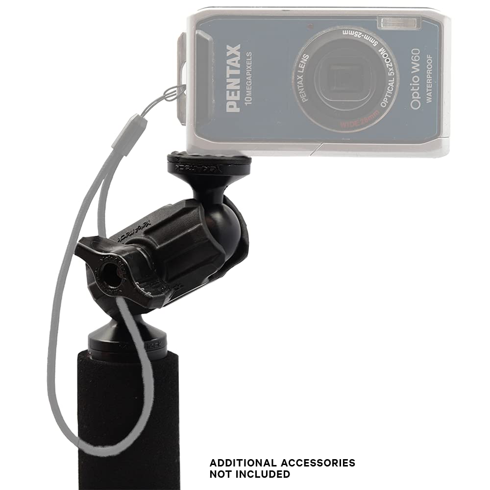 YakAttack Boomstick Pro Camera Mount | 51.5" Floating Aluminum Pole with LockNLoad Base | Includes GoPro & 1/4-20 Camera Attachments | 360° Rotation |