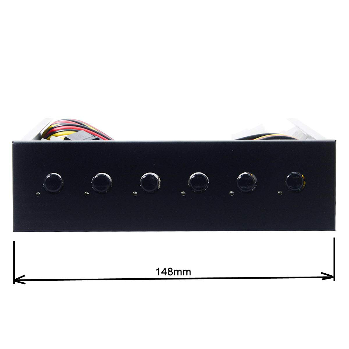 CY Hard Disk 6 Ways Control System Intelligent Control Management System HDD SSD Power Switch with 5.25 CD-ROM Bay