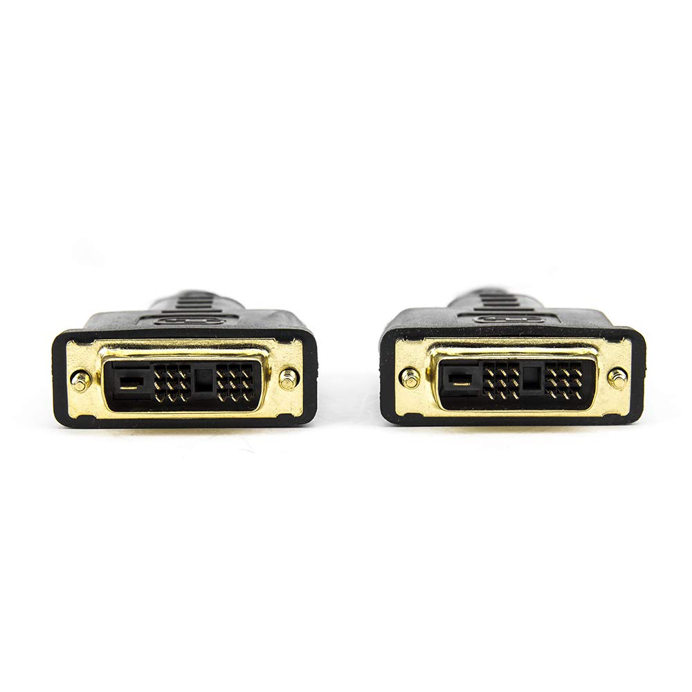 Rocstor Y10C186-B1 Premium 3 ft. DVI-D Single Link Cable - M/M - DVI Cable for use with Projectors, Video Devices, Monitors - 1m - 1 Pack - Male