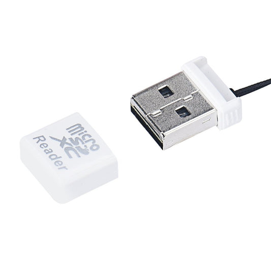 Cotchear White Computer Card Reader MINI Super Speed USB 2.0 Micro SD/SDXC TF Card Reader Adapter Gifts Wholesale Drop Shipping