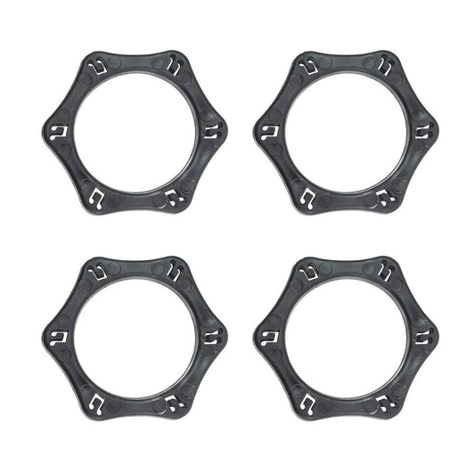 CamDesign Hexagonal Anti-Roll Ring for Handheld Wireless Microphone Anti Slip Shockproof Mic Ring for KTV, Karaoke, Dance Ball, Conference Room, News