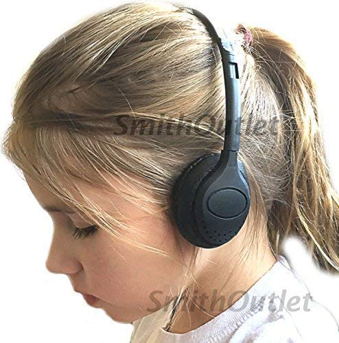 SmithOutlet Classroom Headphones Bulk 50-Pack for School Classroom Students K-12 | On-Ear Wired | Compatible with Chromebook, Computer, Laptop…