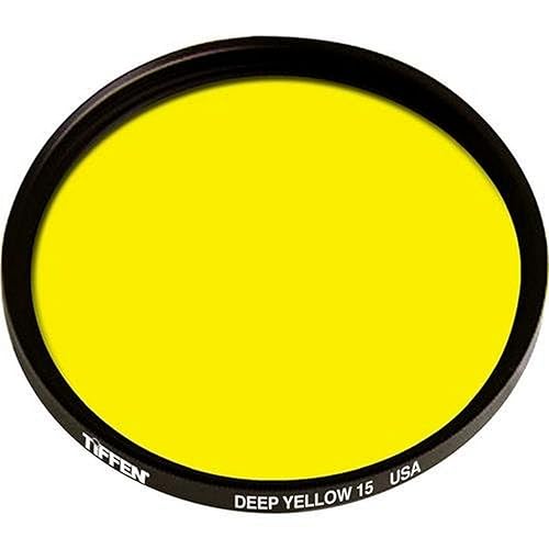 Tiffen 55mm 15 Camera Lens Filter (Yellow)