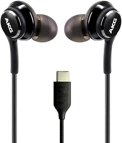 UrbanX 2021 Type-C Stereo Headphones for Samsung Galaxy S21 Ultra 5G, Galaxy S20 FE, Galaxy A53 5G, M52, M53, A73 5G, Note 10, Note 10+…