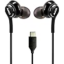 UrbanX 2021 Type-C Stereo Headphones for Samsung Galaxy S21 Ultra 5G, Galaxy S20 FE, Galaxy A53 5G, M52, M53, A73 5G, Note 10, Note 10+…