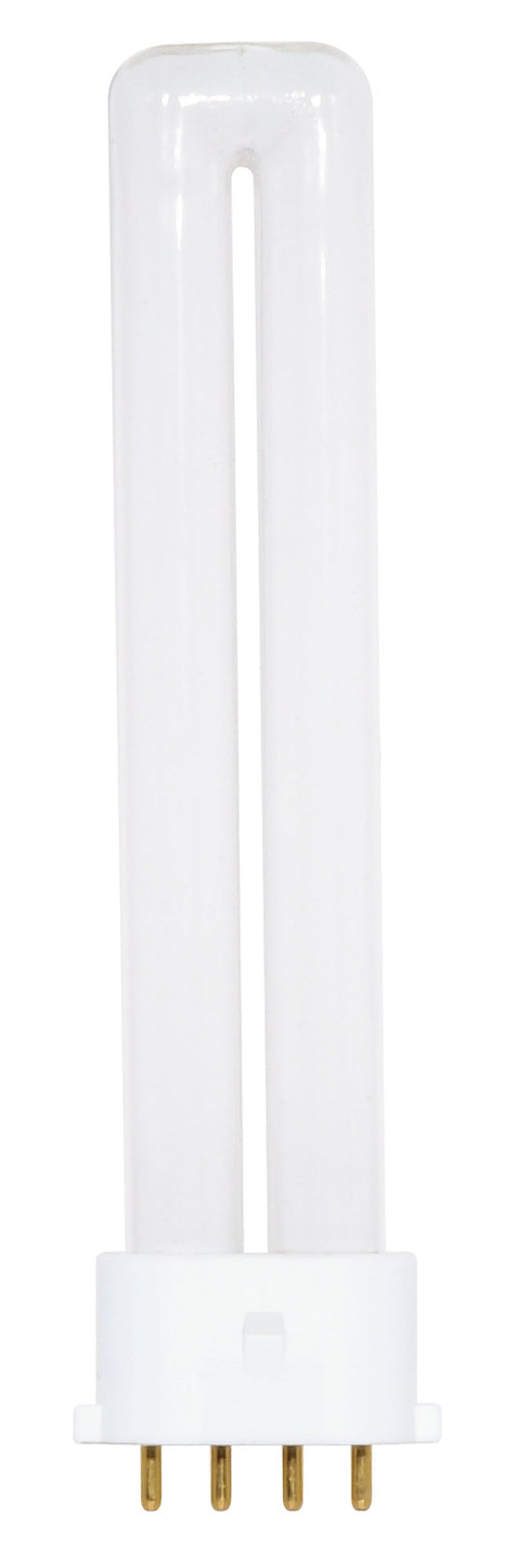 Satco S8364 2700K 9-Watt 2G7 Base T4 Twin 4-Pin Tube for Electronic and Dimming Ballasts, 1 Count (Pack of 1)