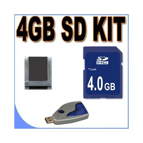 4GB SD/HC Memory Card Secure Digital BigVALUEInc Accessory Saver Bundle for Nikon Digital Cameras