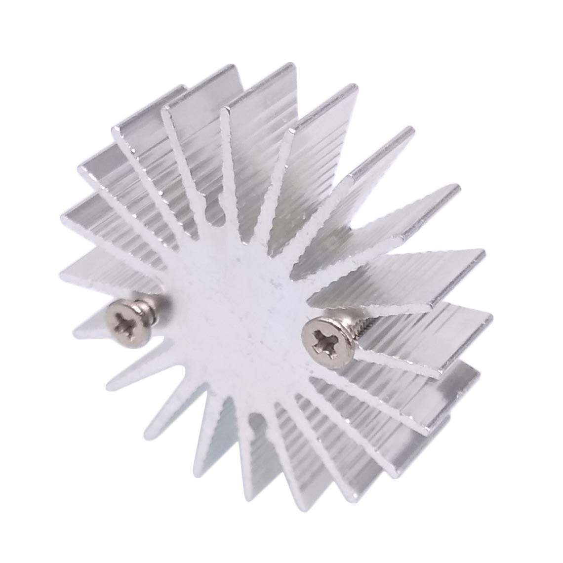 CGjiogujio 5pcs OD 35mm x H 10mm 1W 1 Watt LED Aluminium Heatsink Cooling Cooler Round