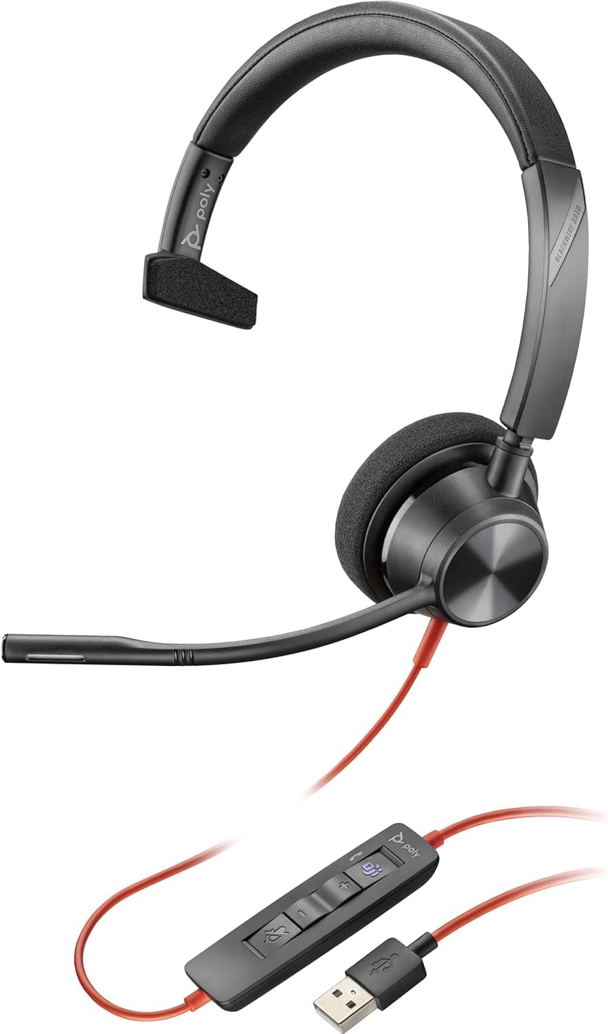 Plantronics BLACKWIRE 3310, BW3310 USB-A