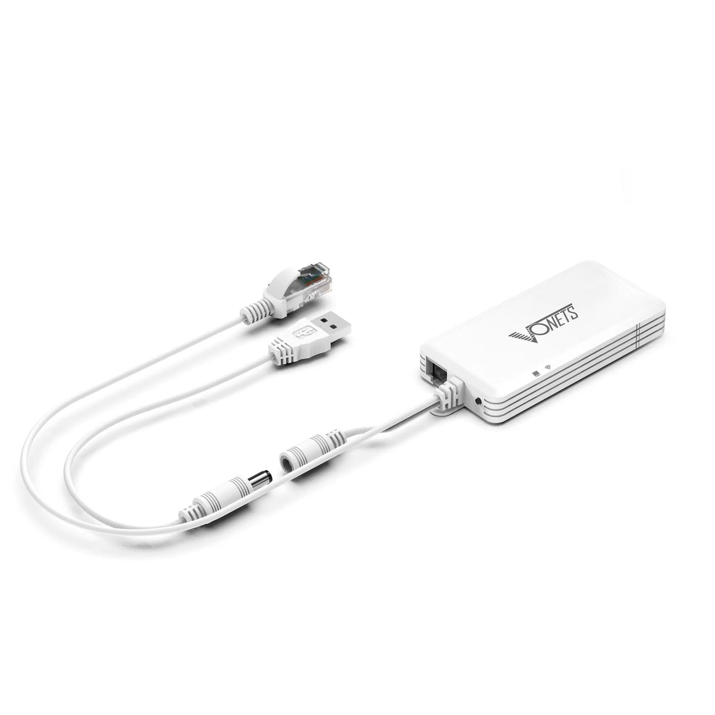 VONETS VAP11G-500S 300Mbps Industrial WiFi Bridge | 2.4GHz, Built-in 2 Antennas, 2X Ethernet Ports | Repeater/Router Mode | Wide Voltage DC5-24V |