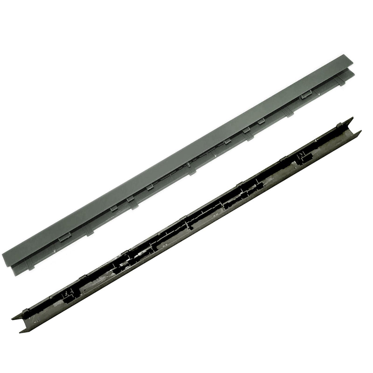 Partsatoz 10 PCs LCD Hinge Cover Replacement for HP Chromebook 11 11A G8 EE TPN-Q232 Laptop Clip Trim Strip Cap Case L89769-001 Gray