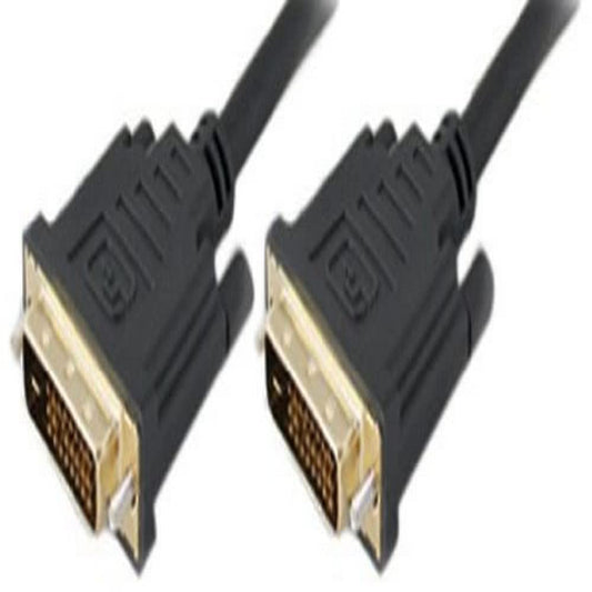 AddOn 5 Pack of 6Ft Dvi-D Dual Link (24+1 Pin) Male to Male Black Cable