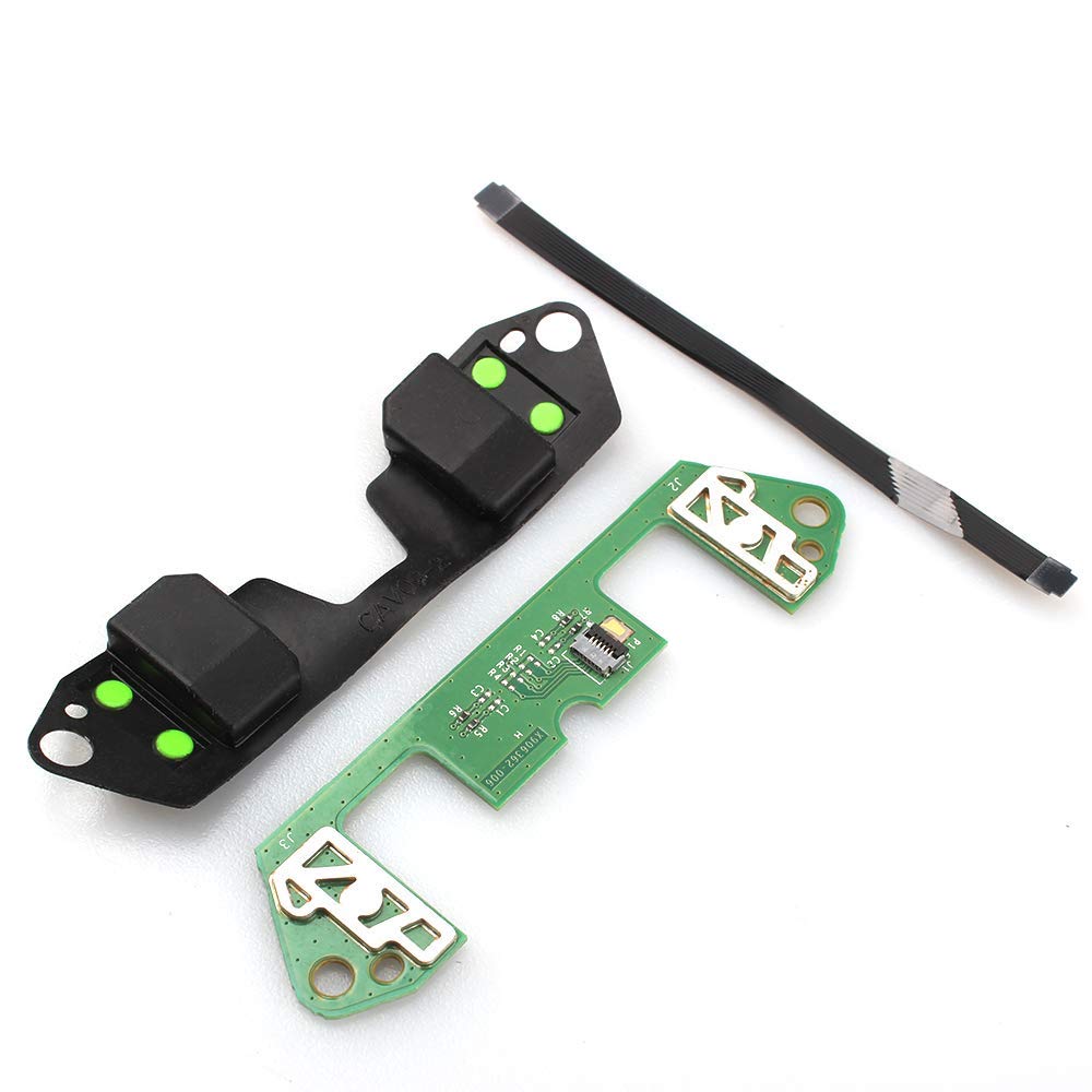 Gametown Rear Button Circuit Module Board Paddles P1 P2 P3 P4 PCB Switch Board Silicone Rubber Conductive Pad with Ribbon Cable for Xbox One Elite