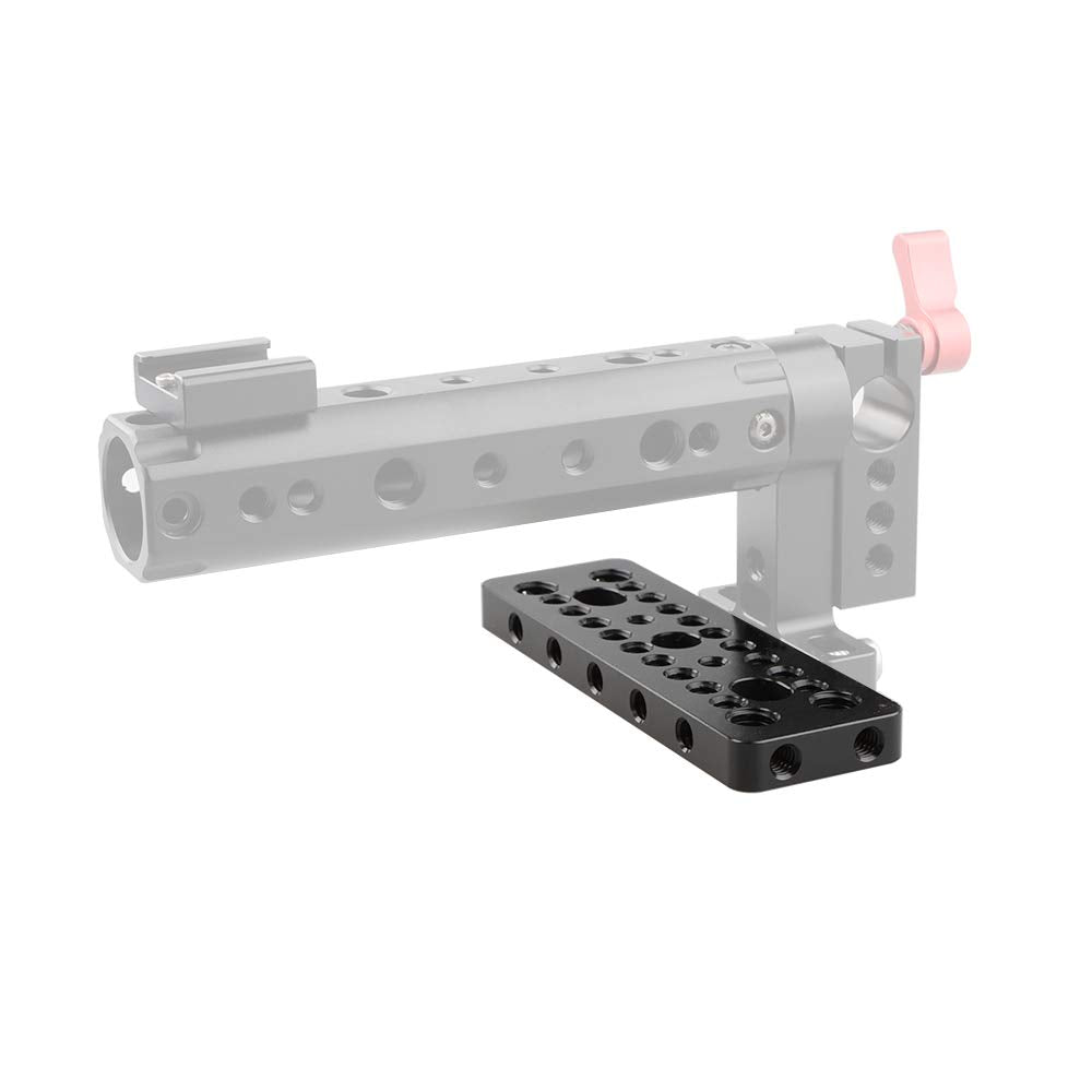 CAMVATE Cheese Plate Top Plate for Blackmagic Cinema Camera BMCC DSLR SLR Camera - 1053