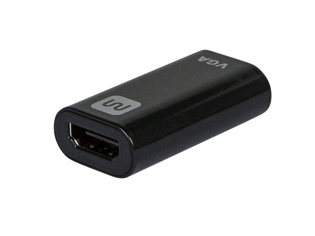 Monoprice HDMI to VGA Kit - with Ultra-Slim HDMI cable, 0.9in x 0.5in x 1.7in (23 x 12 x 42 mm), Laptop, Desktop, PC, Mac