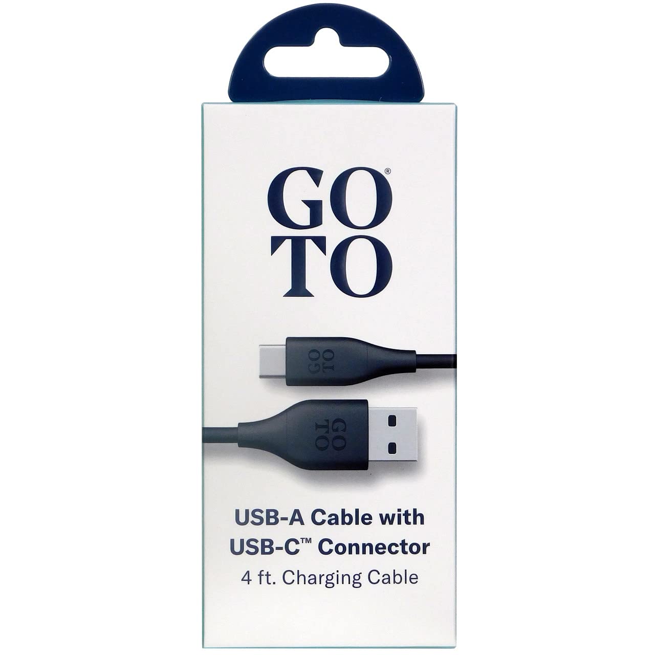 GoTo USB Type C Charging Cable, USB A to C Fast Charging Cable Compatible with Samsung Galaxy S22 S21 S20 S10, Pixel 6 5 4, Chromebook, MacBook Air
