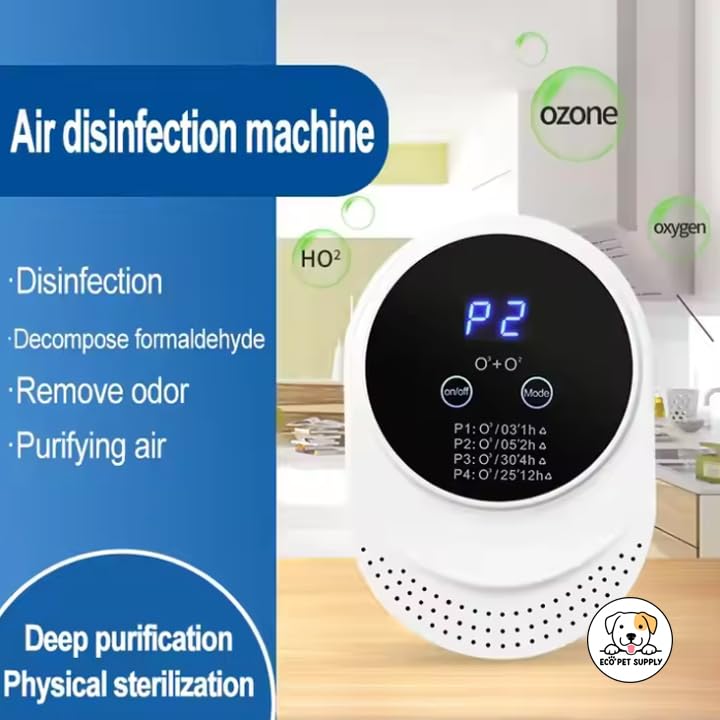 ECO PET SUPPLY Smart Air Purifier with Touch Screen for Pet Houses, Deodorizer