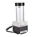 Pump/Reservoir Combo for Water Cooling System,800L / H CPU Water Cooling Pump Radiator,Integrated,POM PMMA PUB-FS6PD-17 (Black)