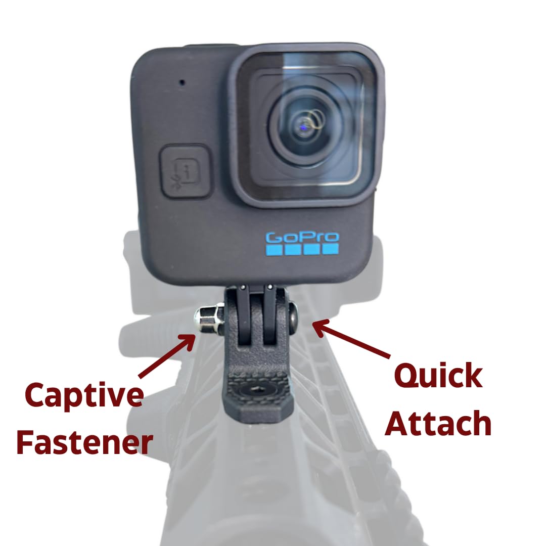 MLOK Action Camera Mount - for GoPro/Rail Mounts Bracket Adapter for Action Cameras
