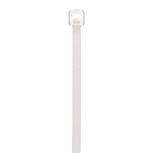 Panduit PLT1M-M Cable Tie, Miniature, Nylon 6.6, 3.9-Inch Length, Natural (1,000-Pack)