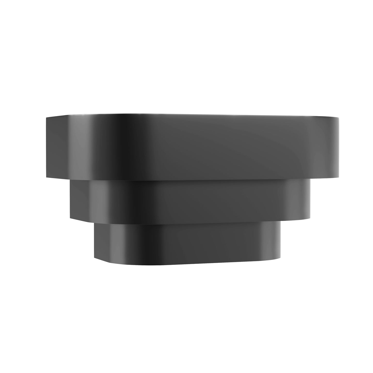 Progress Lighting 1-Light Louvered Wall Sconce Light Fixture, 7 in. Tall, Black, P7103-31