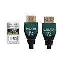 Liberty's Ultra Series Nebula with Ethernet 48G HDMI Cable 4K, 8K, and 10K Resolutions 1.0 Meter (3 Feet) Cable Length.Laptop, PC, Gaming, Projector