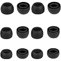 Samsung Galaxy Buds Pro Replacement Rubber Earbud Tips Headphones Ear Tips, 6 Pairs Small, Medium and, Large (Black)