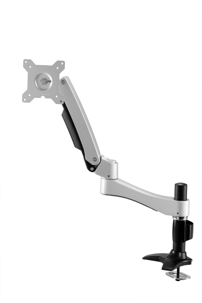 Amer.com, Inc Amer Mounts AMR1APL: Long Single Articulating Monitor Arm - Grommet Based Desk Mount -Displays up to 26 inch LCD/LED Screens