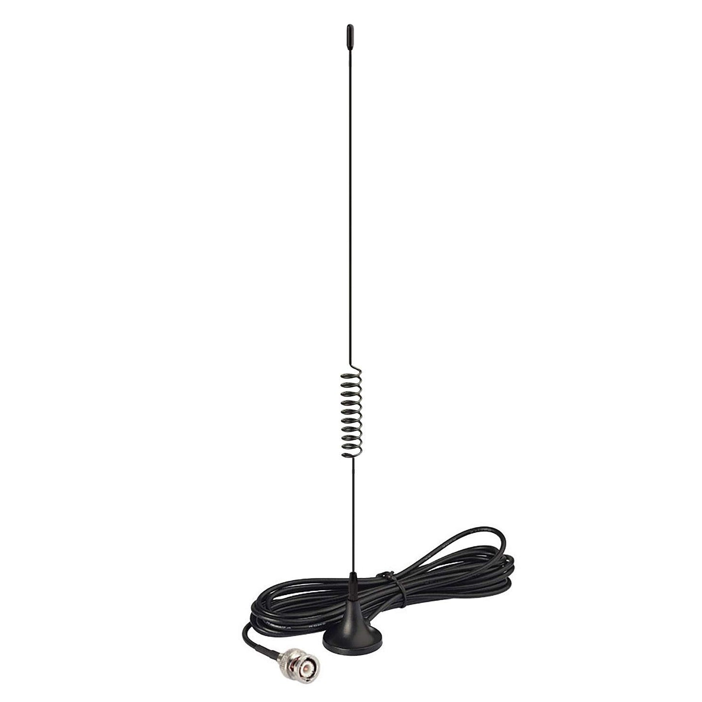 Bingfu VHF UHF Ham Amateur Mobile Radio Antenna Magnetic Base BNC Male Antenna Compatible with Uniden Bearcat Whistler Radio Shack Police Scanner