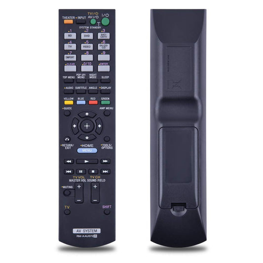 RM-AAU072 RMAAU072 Replacement Remote Control Compatible for Sony AV Receiver Home Audio Theater System RM-AAU071 HT-CT150 HT-CT150HP HT-SS370