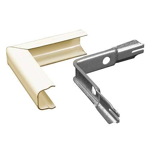 Legrand Wiremold B-8 Metal Raceway for Extending Power, 500 Series, Outside Elbow, Ivory (1 Pack)