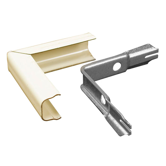 Legrand Wiremold B-8 Metal Raceway for Extending Power, 500 Series, Outside Elbow, Ivory (1 Pack)