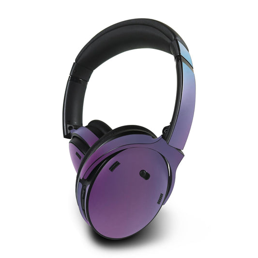MightySkins Skin Compatible with Bose QuietComfort 45 Headphones - Purple Fog | Protective, Durable, and Unique Vinyl Decal wrap Cover | Easy…