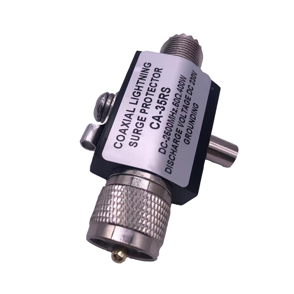 Fumei Coaxial Lightning Surge Protector UHF Male to Female Connector DC-2.5GHz