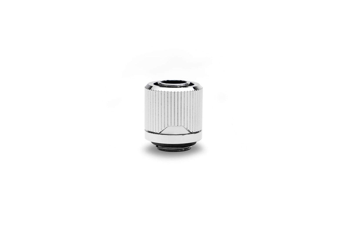 EKWB EK-Quantum Torque STC-10/13 Compression Fitting for Soft Tubing, 10/13mm (3/8" ID, 1/2" OD), Nickel, 4-Pack