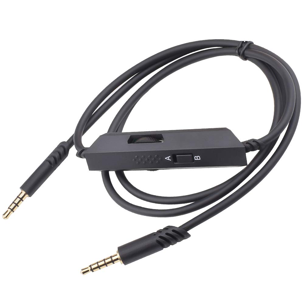 Alitutumao 3.3ft Auxiliary Gaming Cable for Astro A10 A40 A30 A50 Headsets, Compatible with Xbox One PS4 PC Mobile, Black, Male-to-Male 3.5mm Jack…