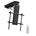 VEVOR Motorized Ceiling TV Mount, TV Wall Mount for 32 to 70 Inch TV, Electric Adjustable Ceiling TV Mount, Motorized Flip Down TV Mount Bracket