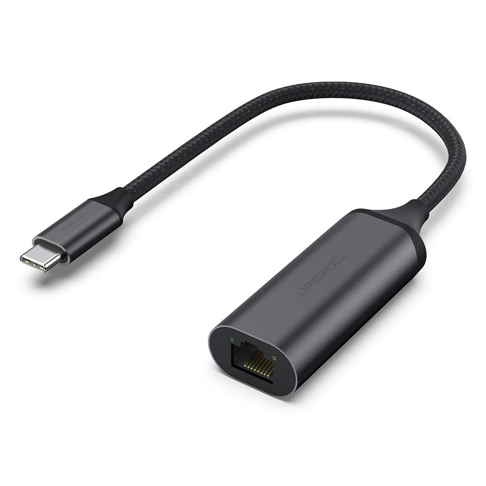 Upgrow USB C to Ethernet Adapter Portable USB C 3.0 to 1-Gigabit 10/100/1000 Mbps RJ45 for MacBook Pro,MacBook Air,iPad Pro, ChromeBook, XPS, Galaxy
